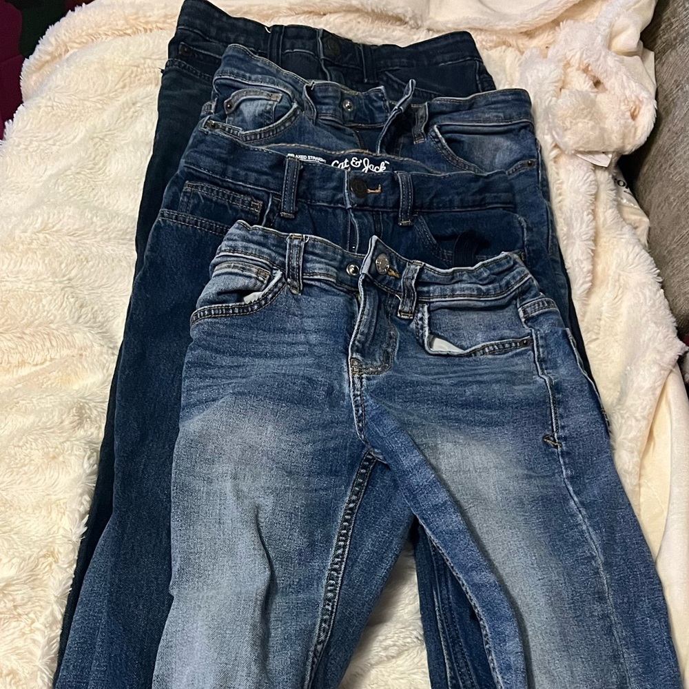 Lot of 4 Cat & Jack Size 8 Boys jeans